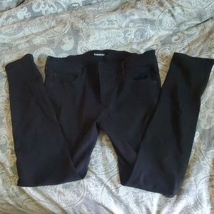 Express black legging jean